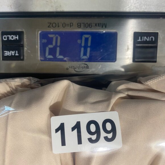 NWT Boosom Off-Shoulder Smocked Peplum Top Womens Size S Tan Flared Sleeves Boho - Picture 12 of 12